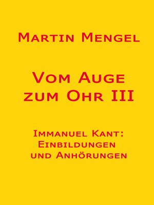 cover image of Vom Auge zum Ohr III